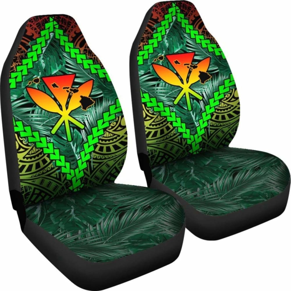 Hawaii Kanaka Kakau Tropical Polynesian Car Seat Cover Amazing 105905 - YourCarButBetter