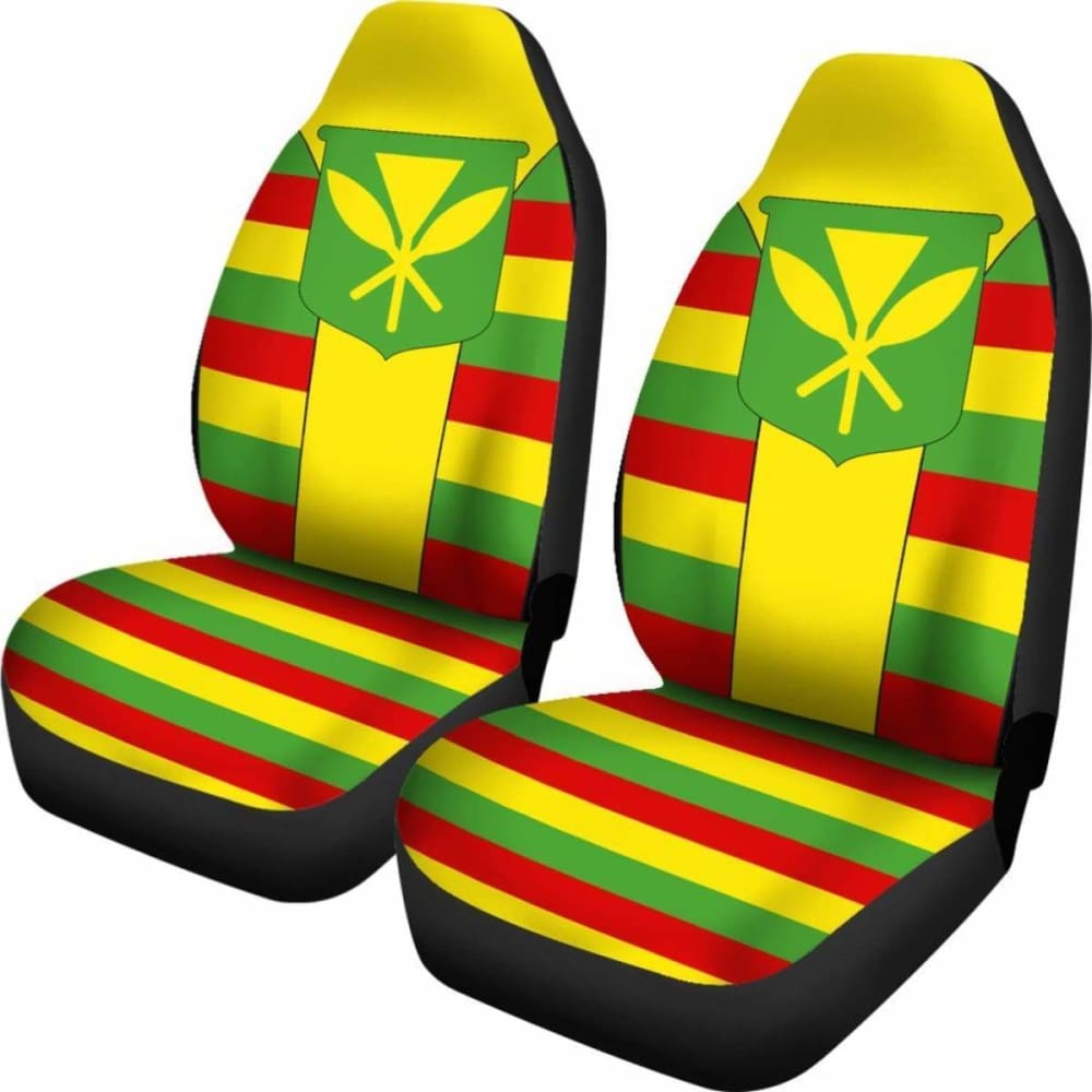 Hawaii Kanaka Maoli Flag Car Seat Covers Amazing 105905 - YourCarButBetter