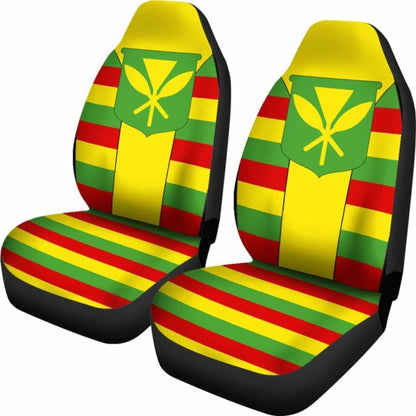 Hawaii Kanaka Maoli Flag Car Seat Covers Amazing 105905 - YourCarButBetter
