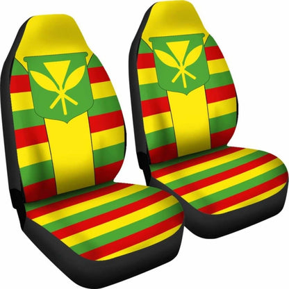 Hawaii Kanaka Maoli Flag Car Seat Covers Amazing 105905 - YourCarButBetter