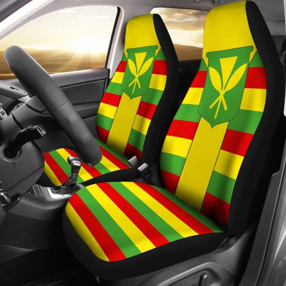 Hawaii Kanaka Maoli Flag Car Seat Covers Amazing 105905 - YourCarButBetter