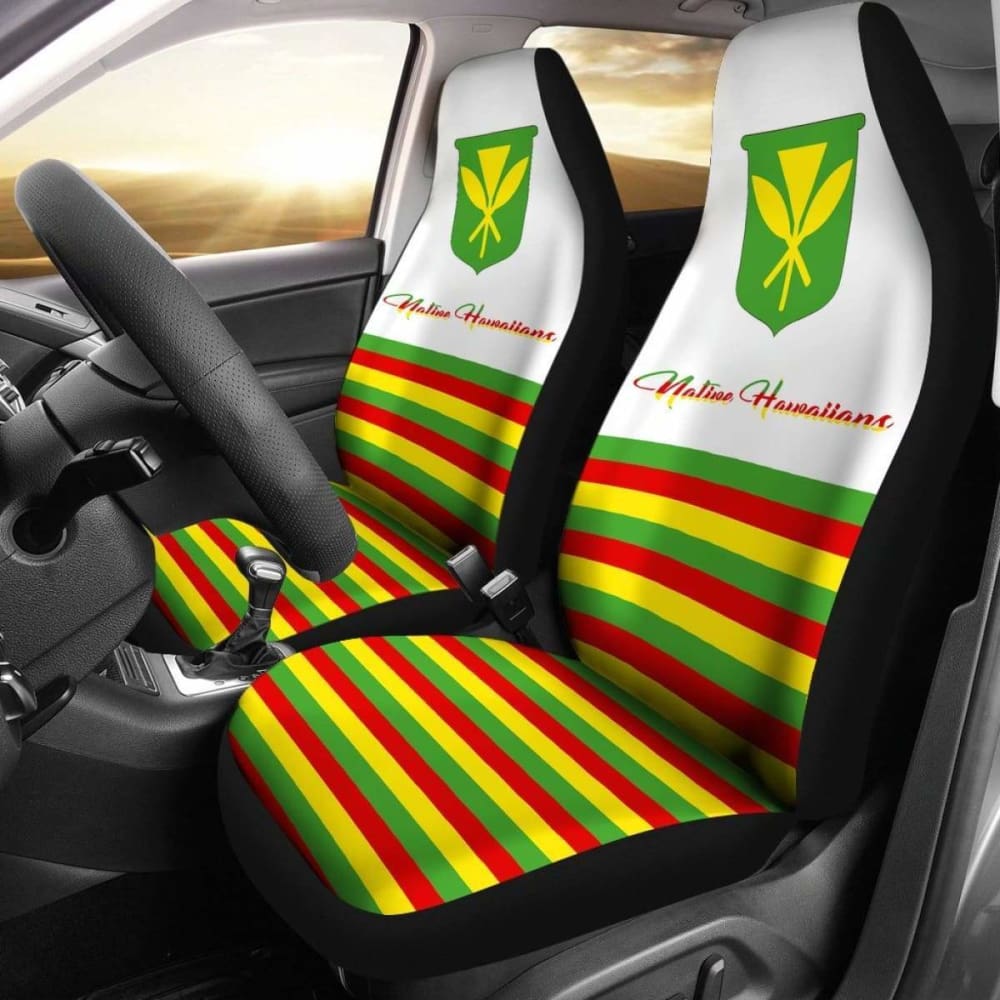 Hawaii Kanaka Maoli Flag Native Hawaiian Car Seat Covers Amazing 105905 - YourCarButBetter