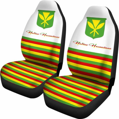 Hawaii Kanaka Maoli Flag Native Hawaiian Car Seat Covers Amazing 105905 - YourCarButBetter