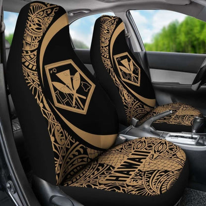 Hawaii Kanaka Polynesian Car Seat Covers - Circle Style Golden - Amazing 105905 - YourCarButBetter