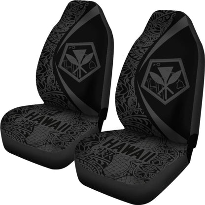 Hawaii Kanaka Polynesian Car Seat Covers - Circle Style Gray - Amazing 105905 - YourCarButBetter