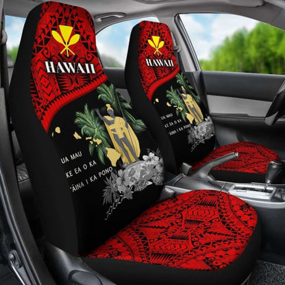 Hawaii King Kamehameha Kanaka Maoli Flag Car Seat Covers - Road To Hometown Amazing 105905 - YourCarButBetter