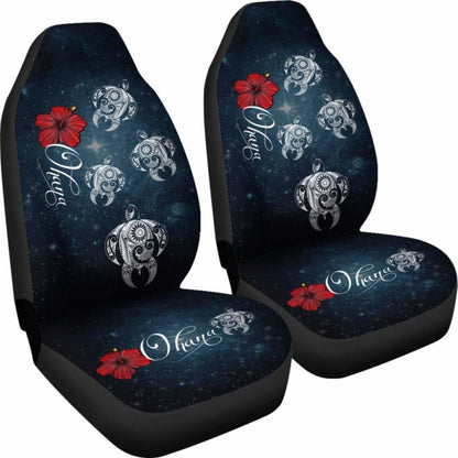 Hawaii Ohana Turtle Hibiscus Galaxy Car Seat Cover - New - Awesome 091114 - YourCarButBetter