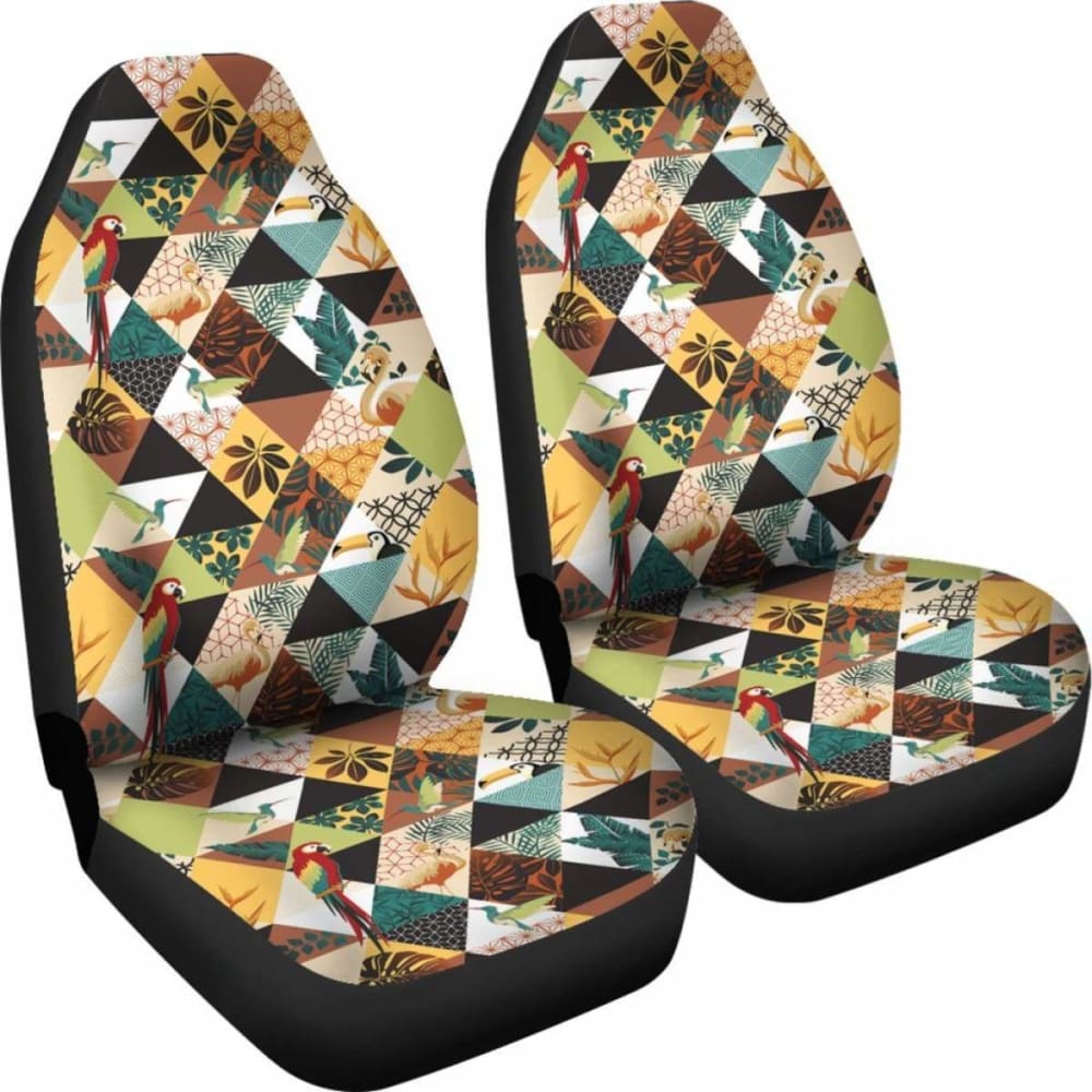 Hawaii Parrot Pattern Car Seat Covers 7 174914 - YourCarButBetter