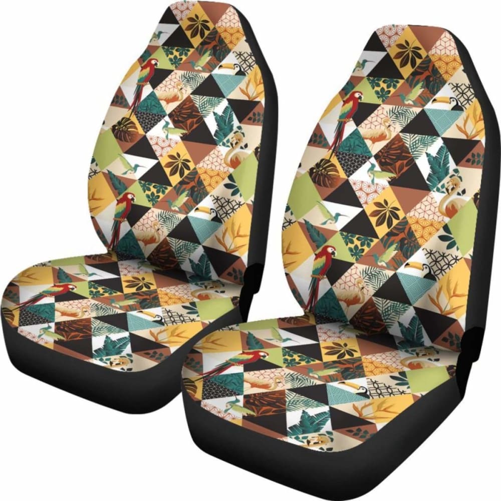 Hawaii Parrot Pattern Car Seat Covers 7 174914 - YourCarButBetter