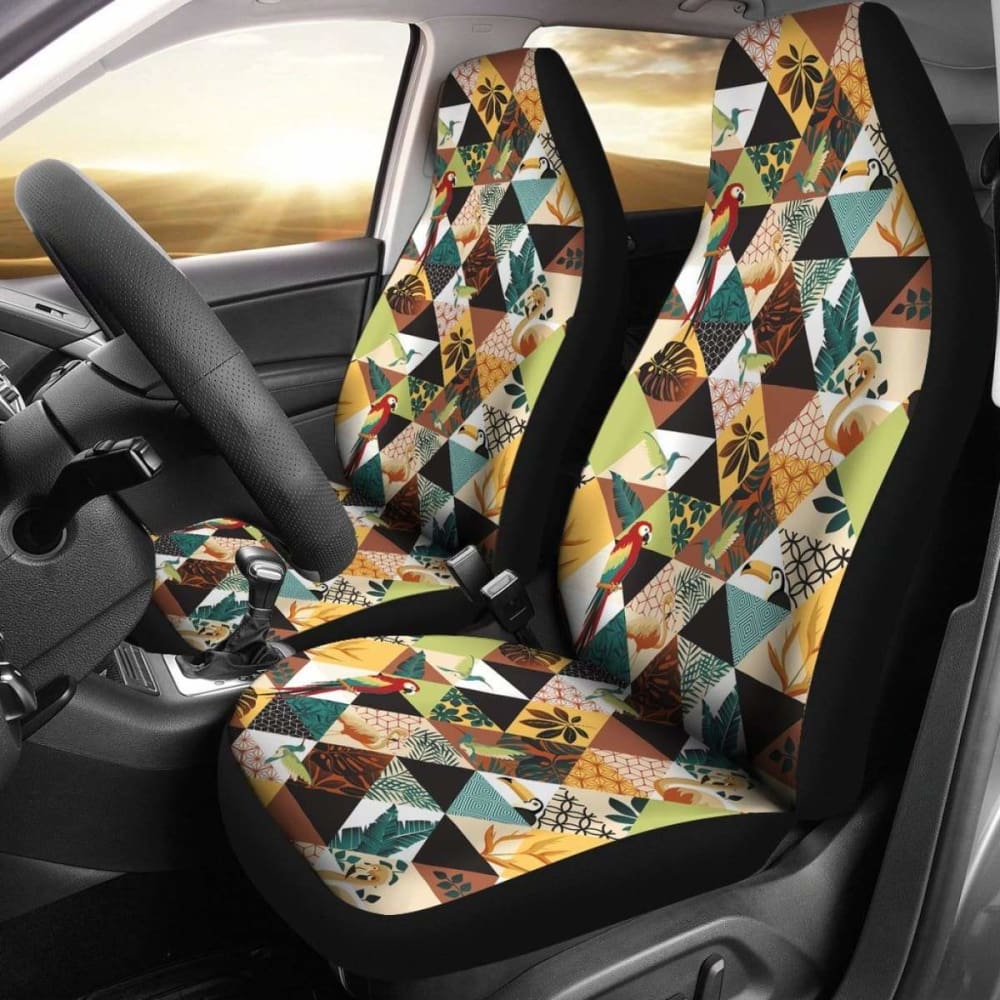 Hawaii Parrot Pattern Car Seat Covers 7 174914 - YourCarButBetter