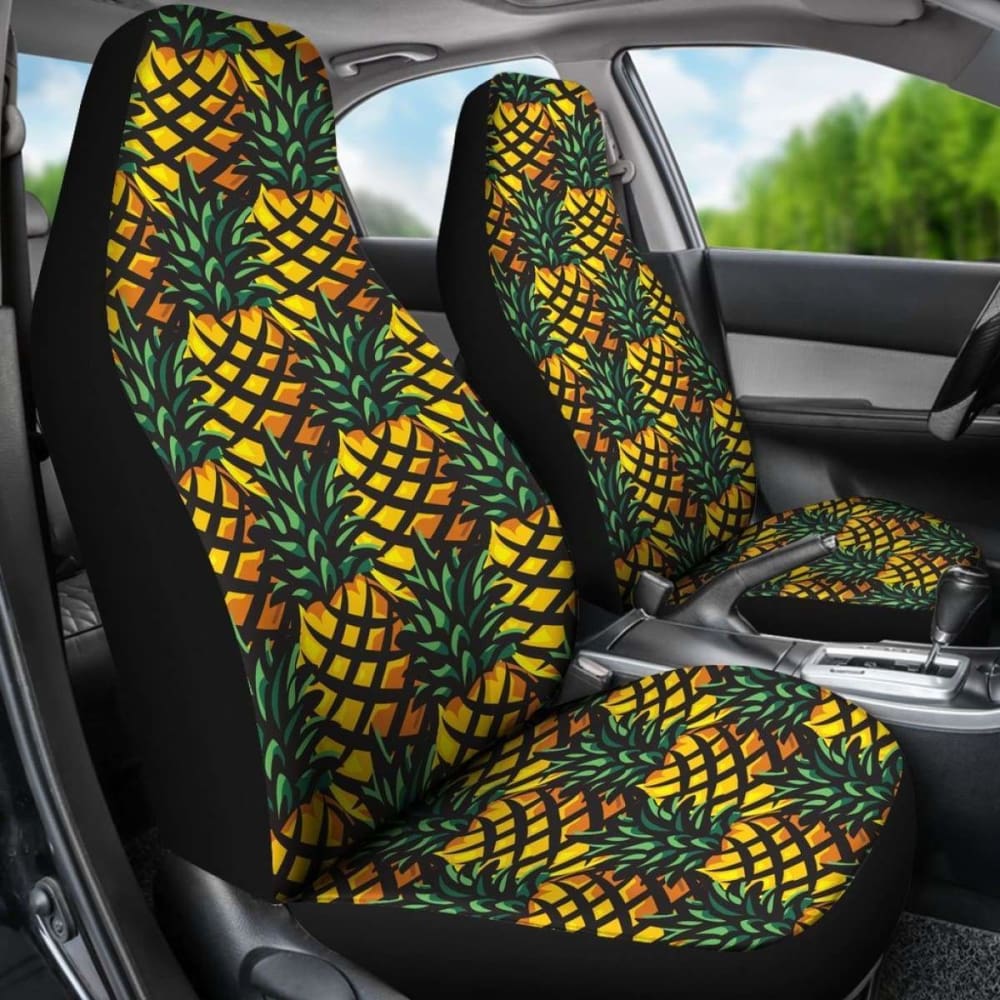Hawaii Pineapple Car Seat Covers 72 174914 - YourCarButBetter