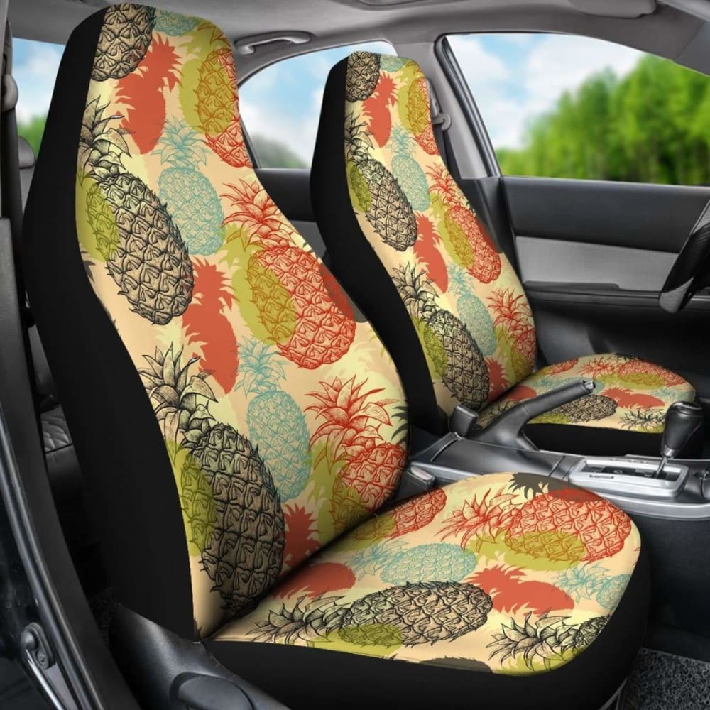 Hawaii Pineapple Car Seat Covers 72 174914 - YourCarButBetter