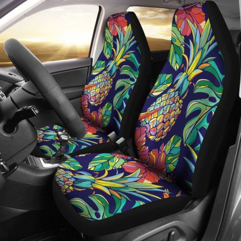 Hawaii Pineapple Tropical Car Seat Covers 5 174914 - YourCarButBetter