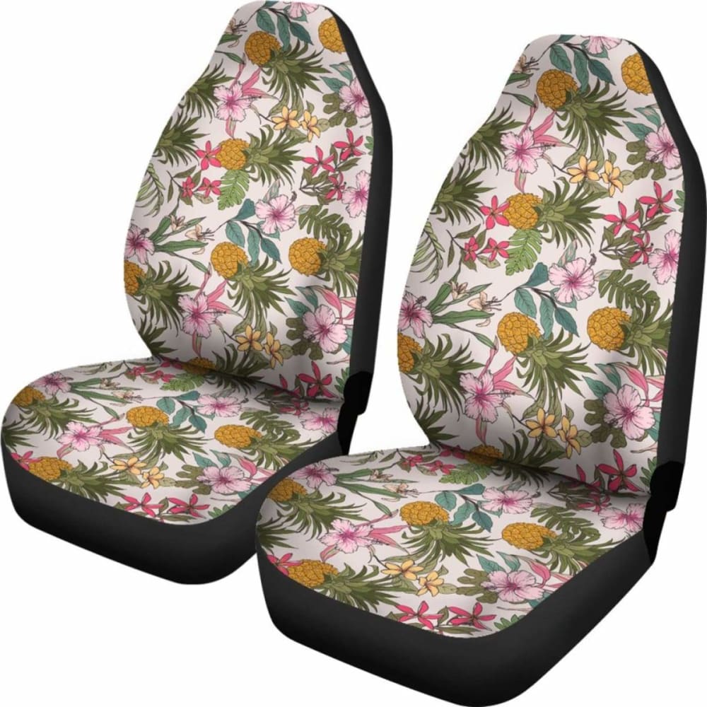 Hawaii Pineapple Tropical Car Seat Covers 7 174914 - YourCarButBetter