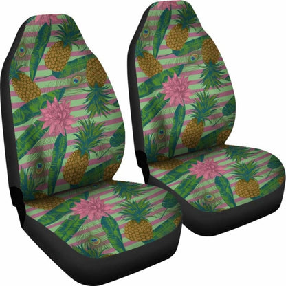 Hawaii Pineapple Tropical Car Seat Covers 7 174914 - YourCarButBetter