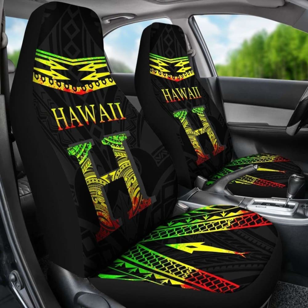 Hawaii Polynesia Car Seat Covers - Hawaii Tribal Style - 105905 - YourCarButBetter