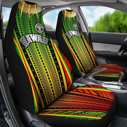 Hawaii Polynesian Car Seat Covers - Tribal Ornamental - 105905 - YourCarButBetter