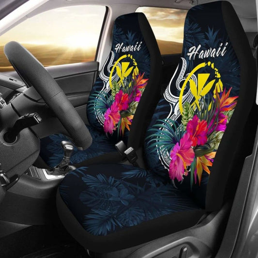 Hawaii Polynesian Car Seat Covers - Tropical Flower - 105905 - YourCarButBetter