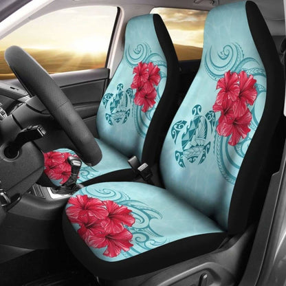 Hawaii Polynesian Turtle Hibiscus Blue Car Seat Cover - Bless Style - New - Awesome 091114 - YourCarButBetter