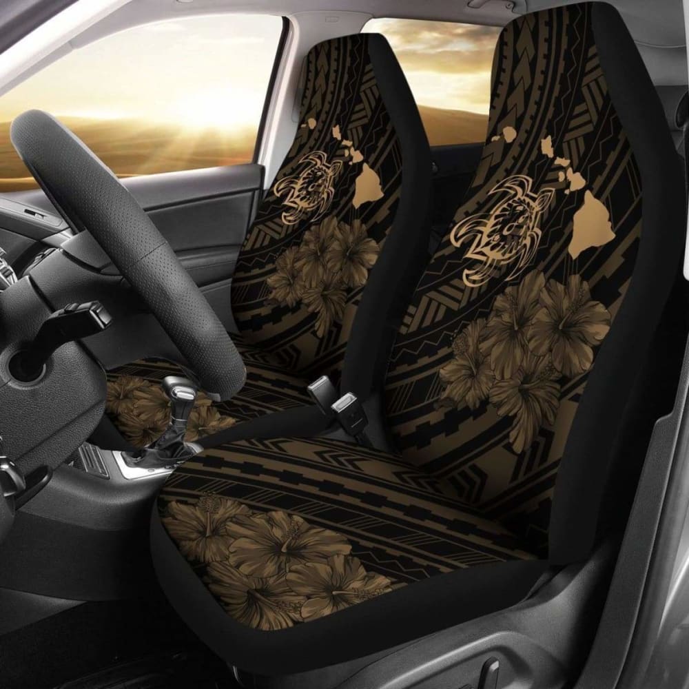 Hawaii Sea Turtle Is Swimming Toward Car Seat Covers Gold - New - 091114 - YourCarButBetter