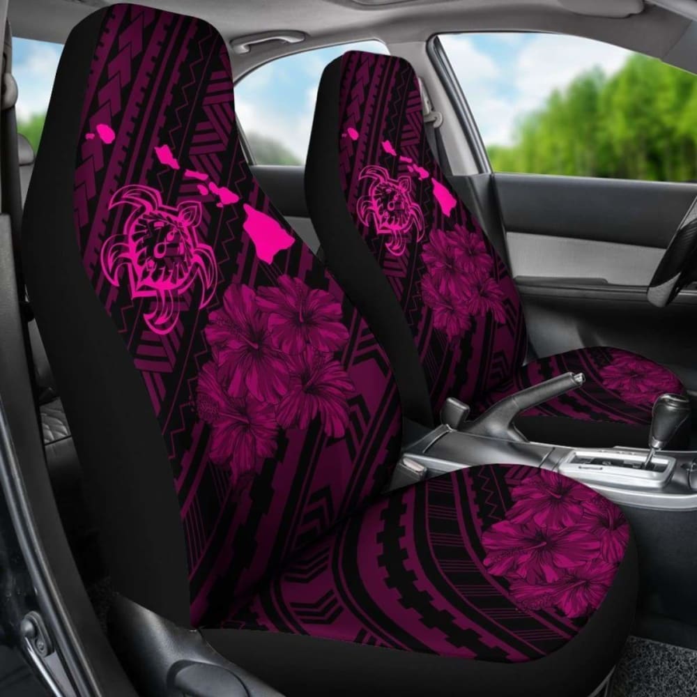 Hawaii Sea Turtle Is Swimming Toward Car Seat Covers Pink - New - 091114 - YourCarButBetter