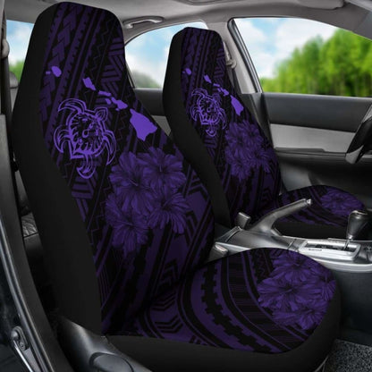 Hawaii Sea Turtle Is Swimming Toward Car Seat Covers Purple - New - 091114 - YourCarButBetter