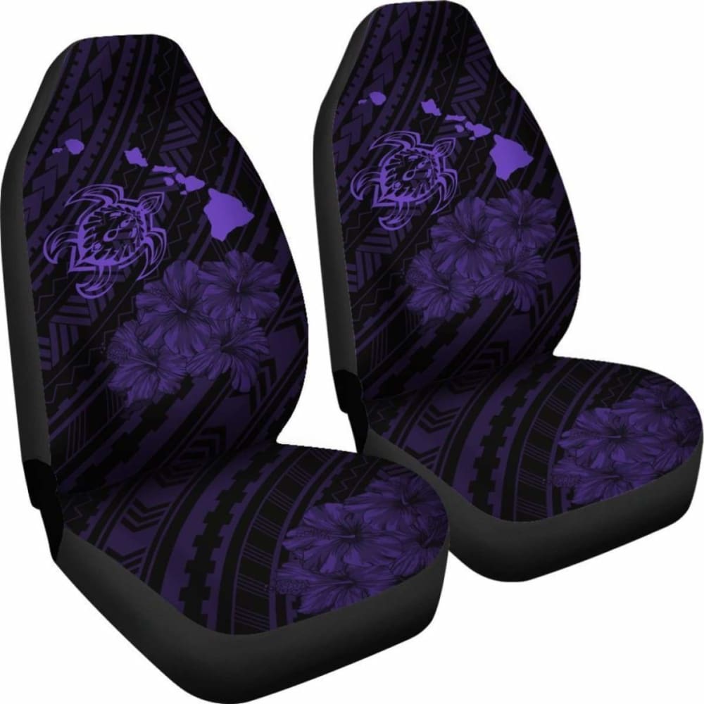 Hawaii Sea Turtle Is Swimming Toward Car Seat Covers Purple - New - 091114 - YourCarButBetter