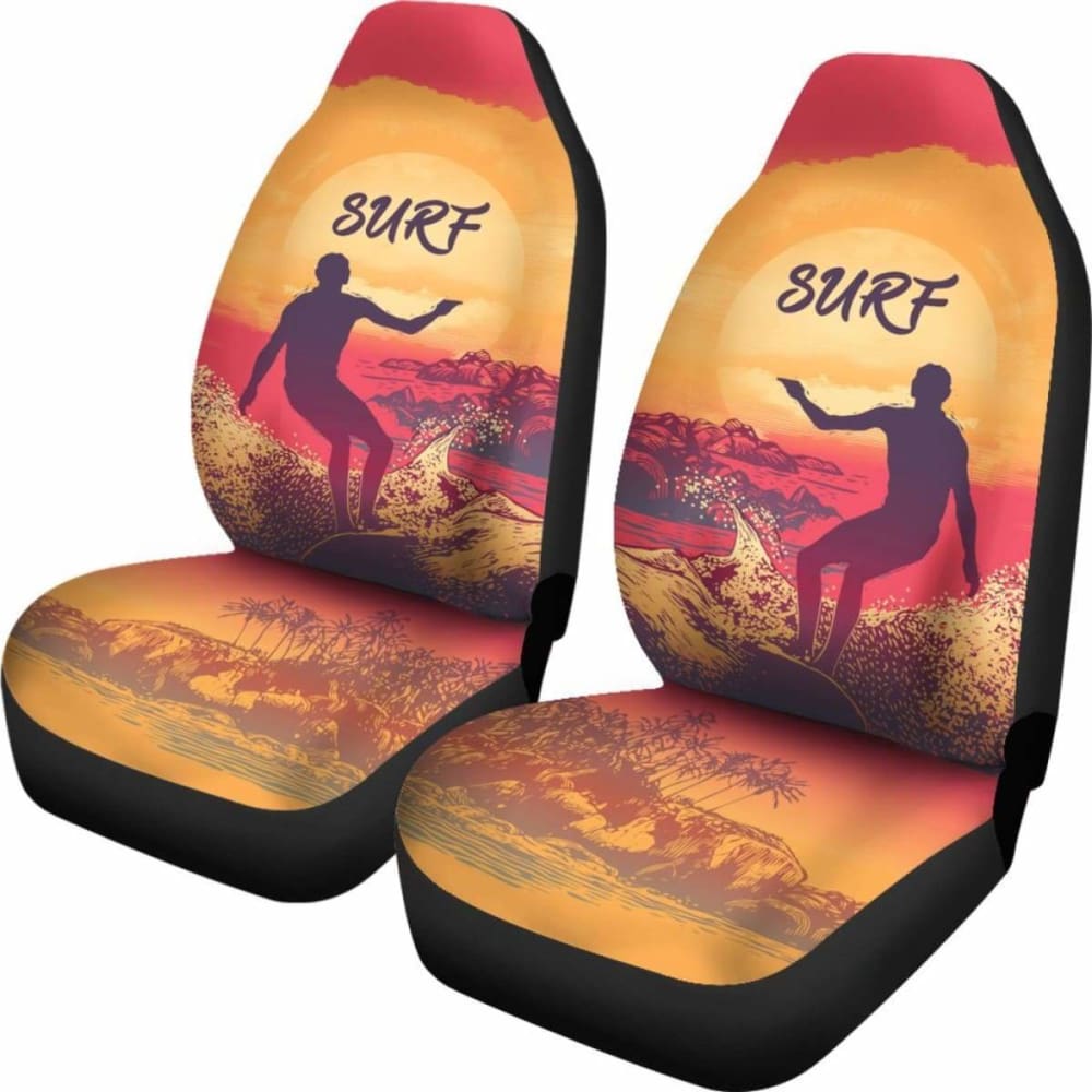 Hawaii Surf Tropical Car Seat Covers Amazing 105905 - YourCarButBetter