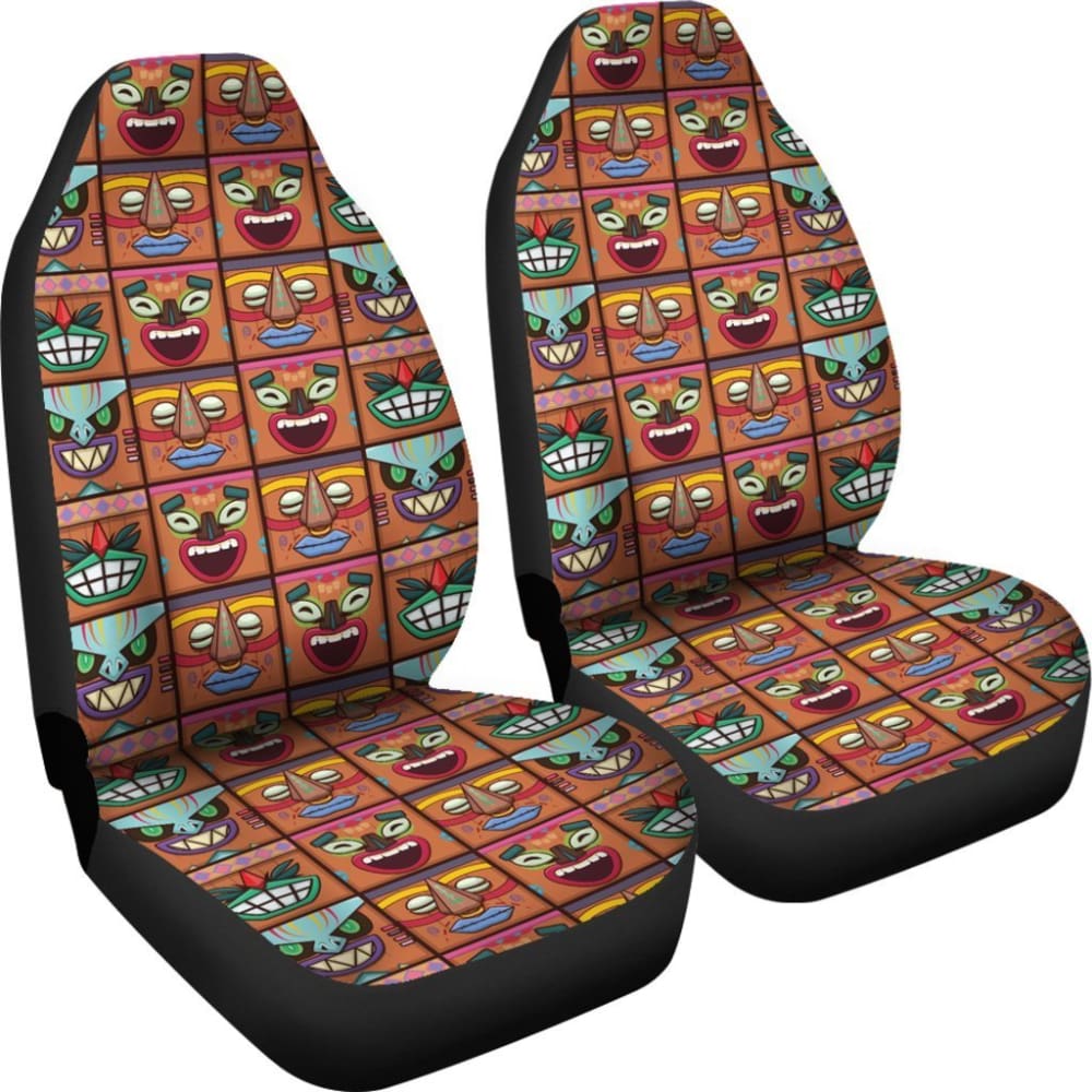 Hawaii Tiki God Car Seat Covers 094209 - YourCarButBetter