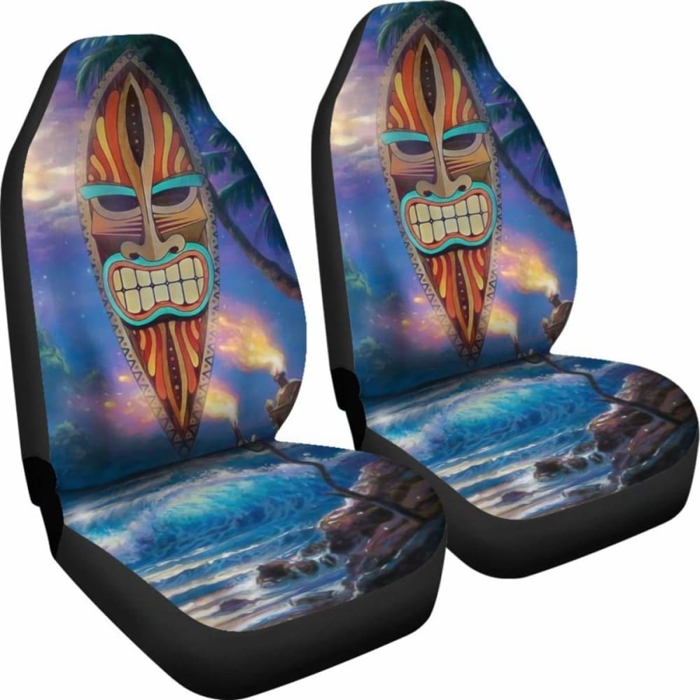 Hawaii Tiki God Island Car Seat Covers Amazing 105905 - YourCarButBetter