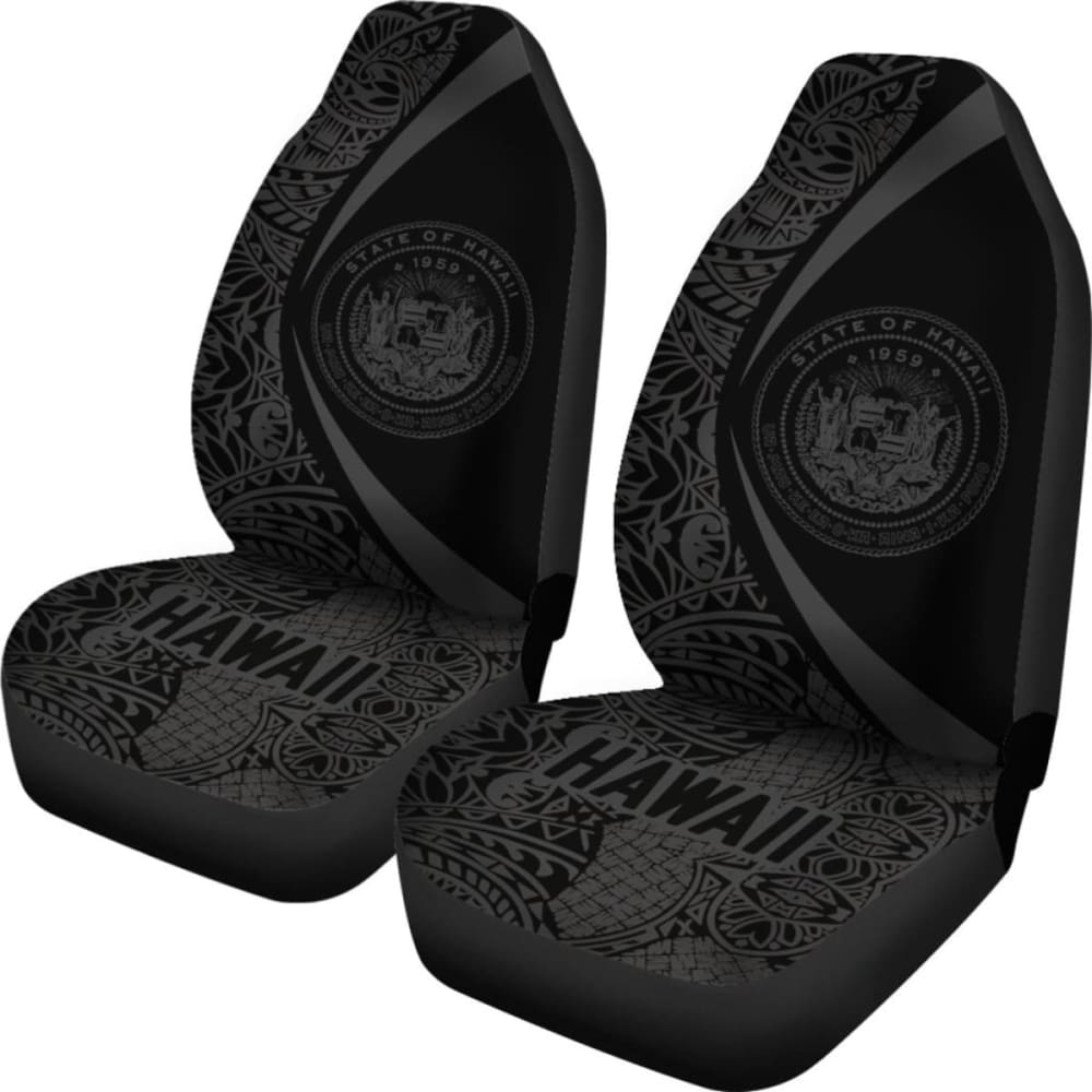 Hawaii Tribal Coat Of Arms Car Seat Covers Amazing 105905 - YourCarButBetter