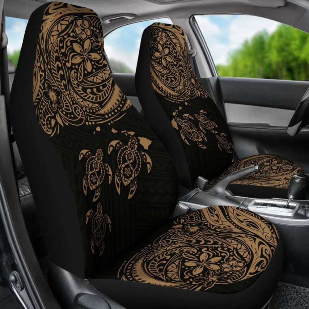 Hawaii Tribal Honu Turtle Car Seat Covers New 091114 - YourCarButBetter