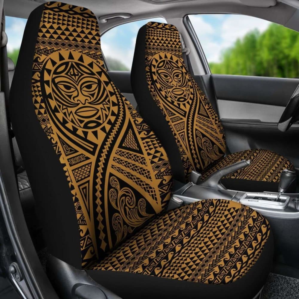 Hawaii Tribal Tiki Sun God Car Seat Covers 9 174914 - YourCarButBetter