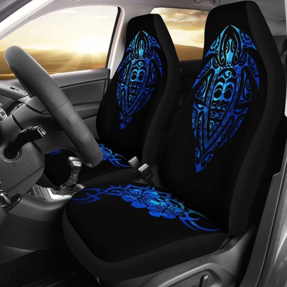 Hawaii Tribal Turtle Hibiscus Car Seat Covers Awesome 091114 - YourCarButBetter