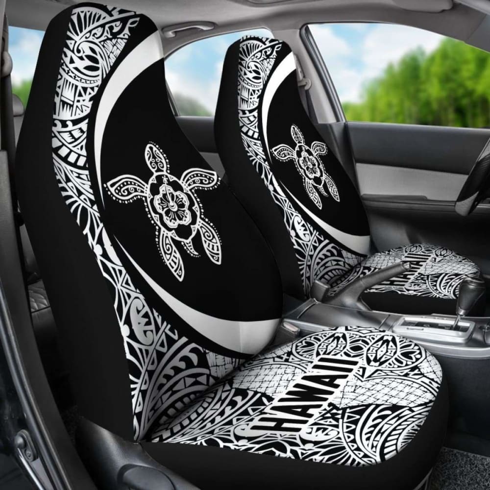 Hawaii Tribal Turtle Hibiscus Car Seat Covers New 091114 - YourCarButBetter