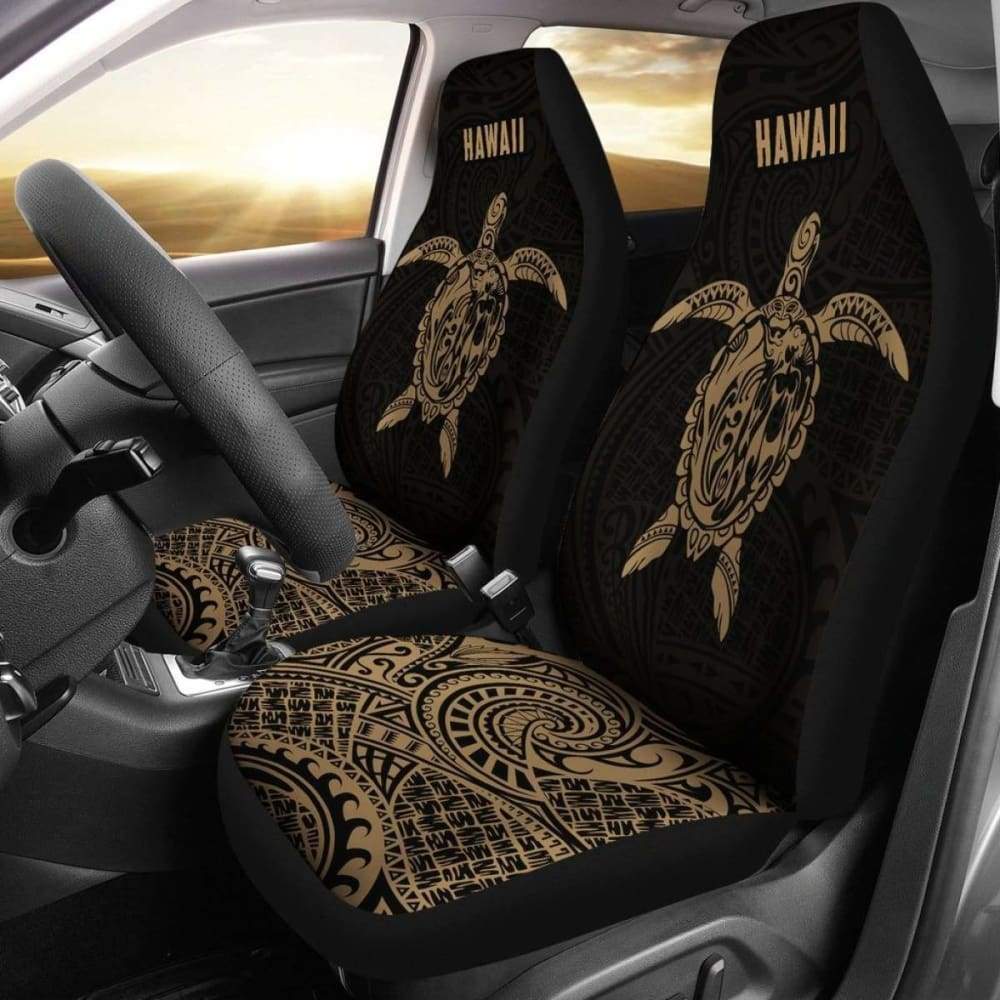 Hawaii Tribal Turtle Mermaid Car Seat Covers 091114 - YourCarButBetter