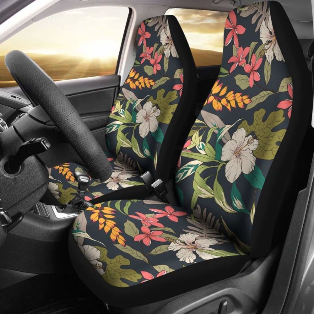 Hawaii Tropical Hibiscus Car Seat Covers 7 232125 - YourCarButBetter