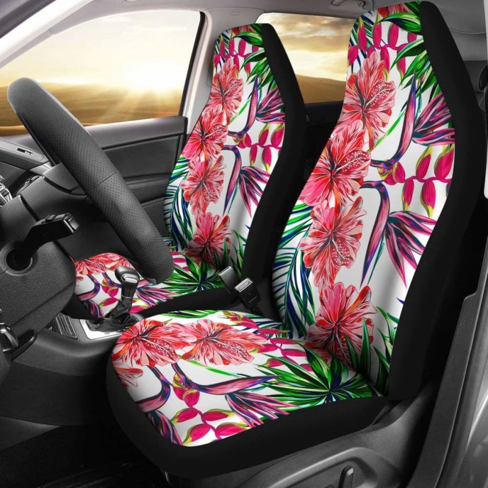 Hawaii Tropical Hibiscus Car Seat Covers 7 232125 - YourCarButBetter