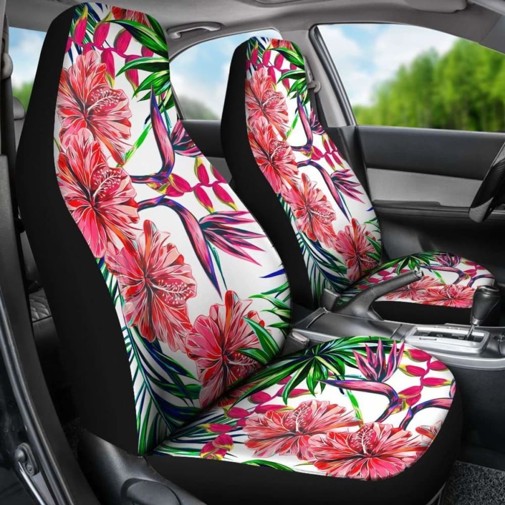 Hawaii Tropical Hibiscus Car Seat Covers 7 232125 - YourCarButBetter