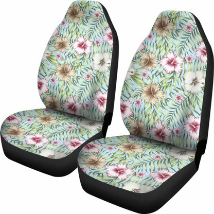 Hawaii Tropical Hibiscus Plumeria Car Seat Covers 232125 - YourCarButBetter