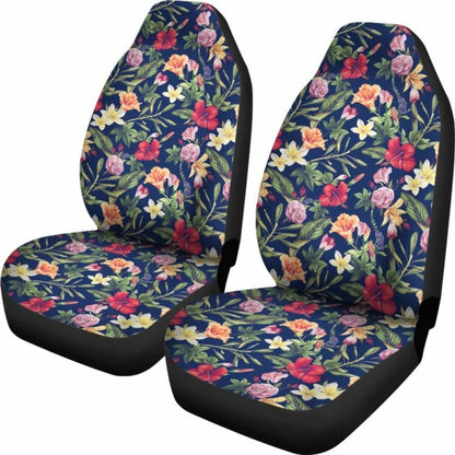 Hawaii Tropical Hibiscus Plumeria Car Seat Covers 232125 - YourCarButBetter
