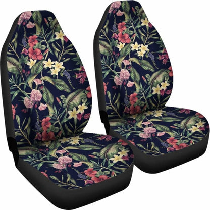 Hawaii Tropical Hibiscus Plumeria Car Seat Covers 232125 - YourCarButBetter