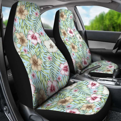 Hawaii Tropical Hibiscus Plumeria Car Seat Covers 232125 - YourCarButBetter