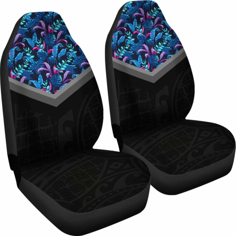 Hawaii Tropical Leaf Hibiscus Car Seat Covers 9 232125 - YourCarButBetter
