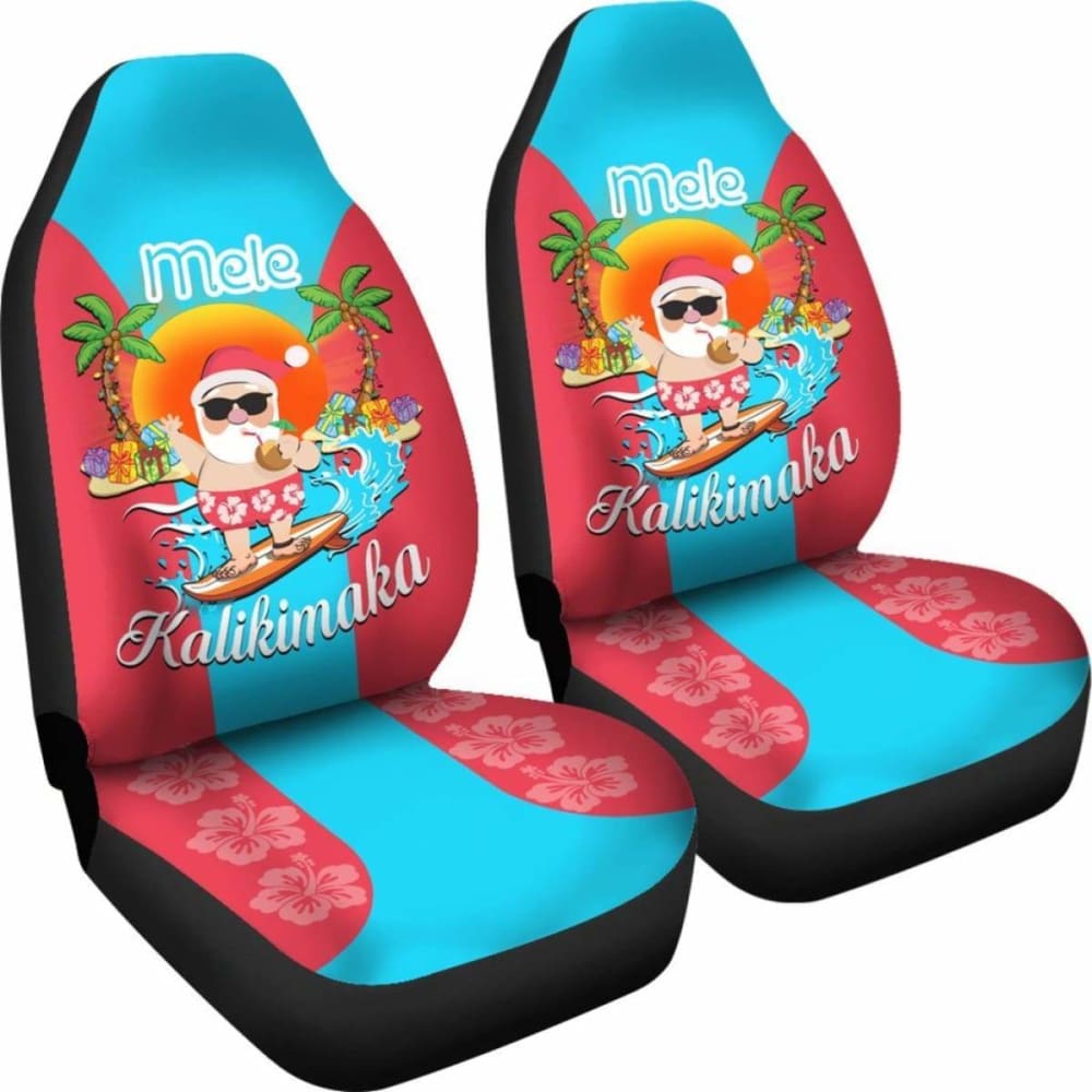 Hawaii Tropical Mele Kalikimaka Car Seat Covers Amazing 105905 - YourCarButBetter