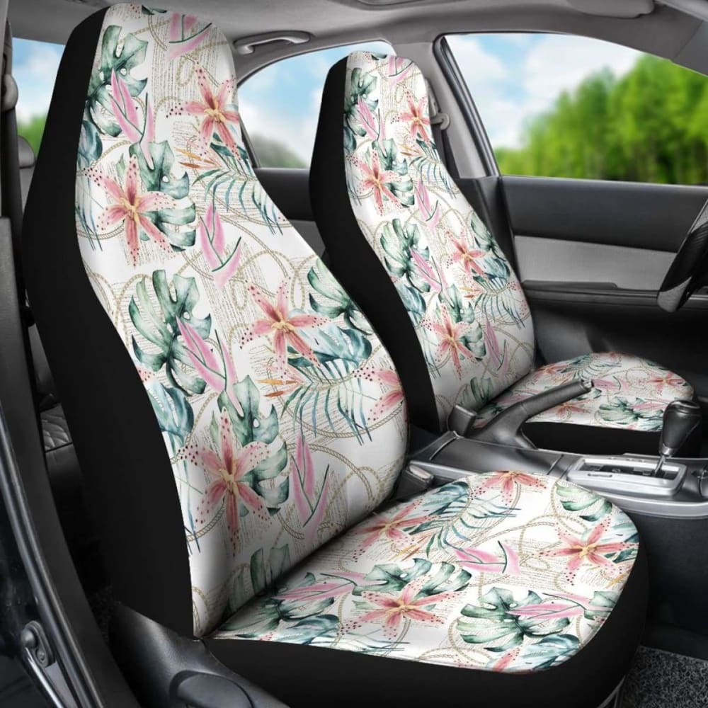 Hawaii Tropical Orchids Car Seat Covers 7 174914 - YourCarButBetter