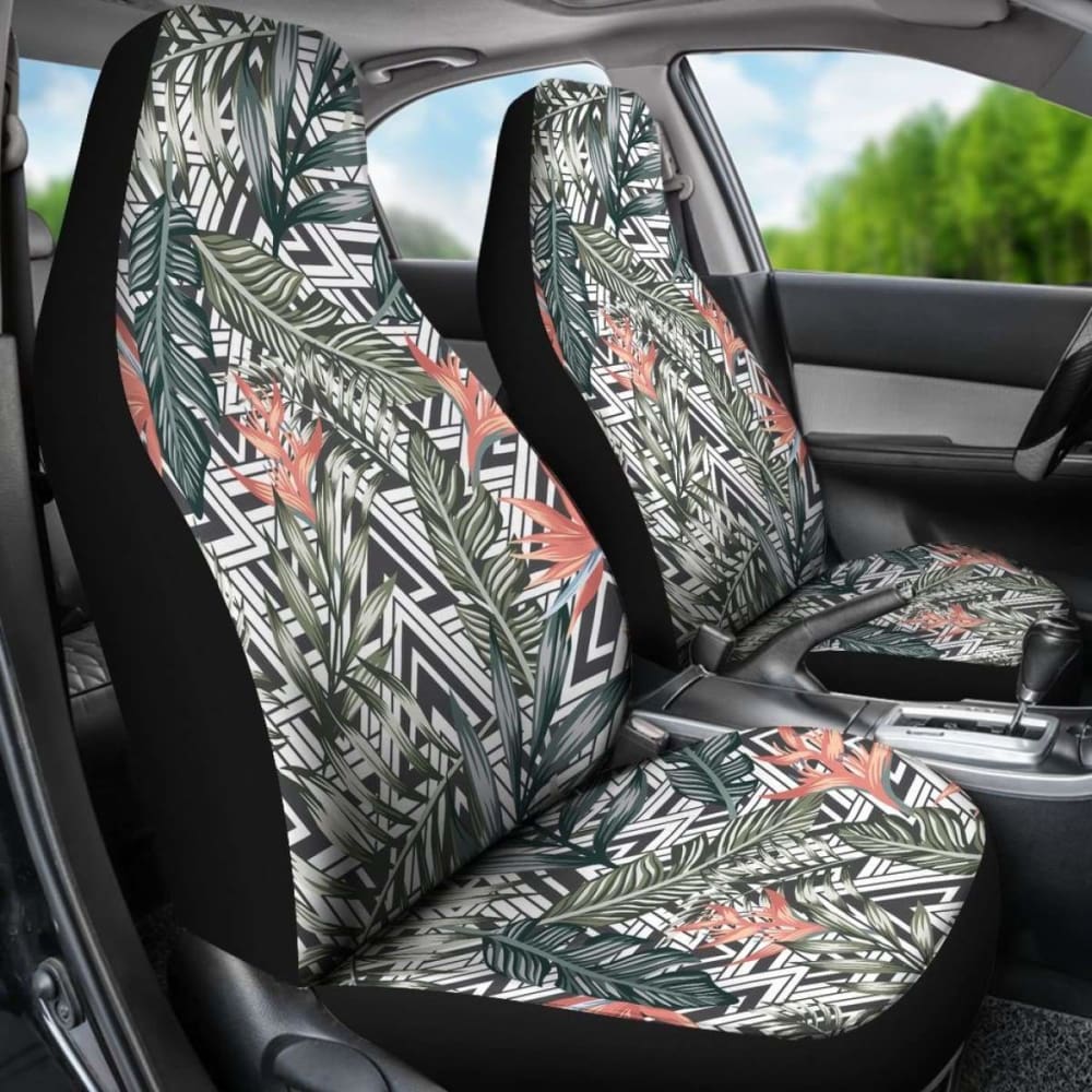 Hawaii Tropical Palm Leaf Car Seat Covers 7 174914 - YourCarButBetter