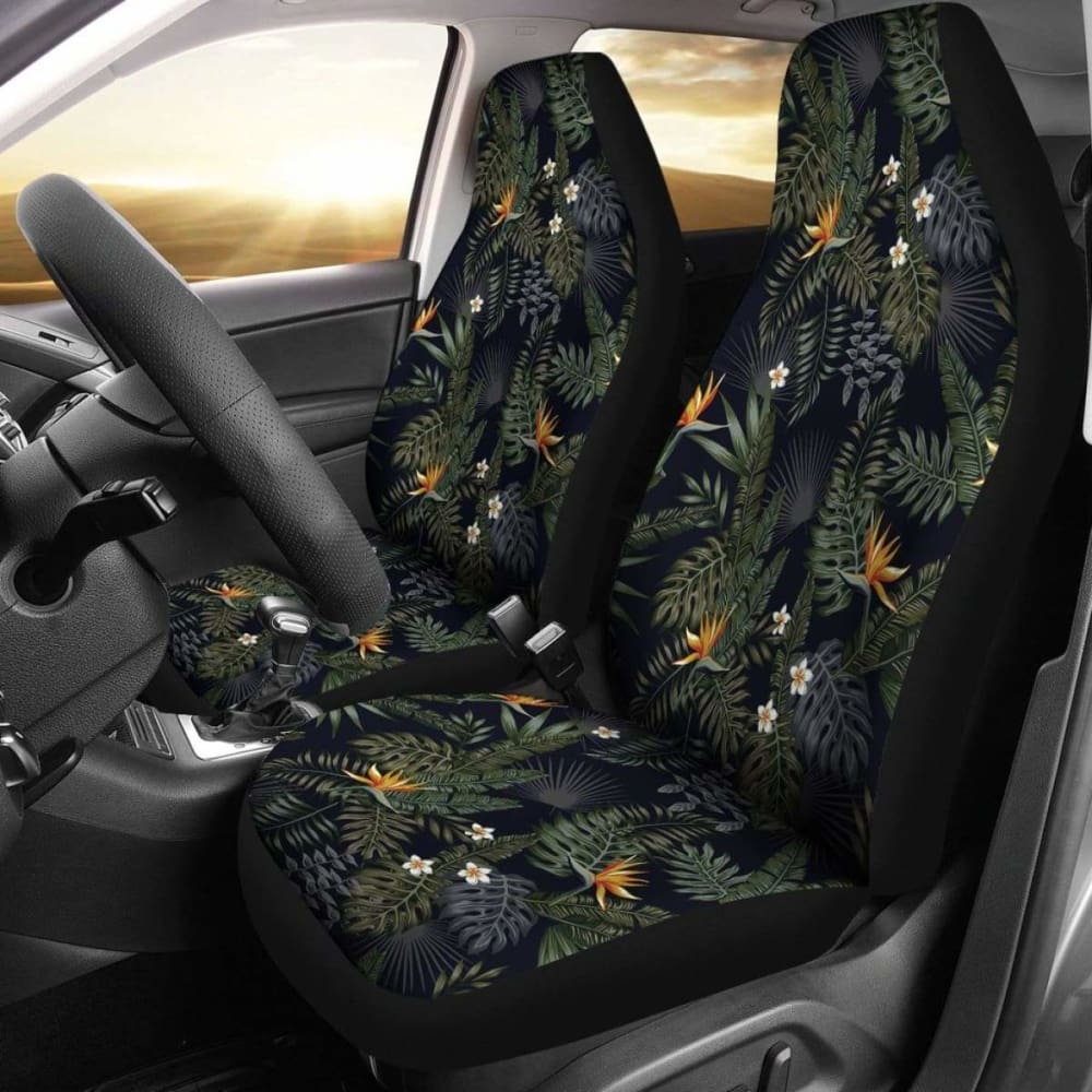 Hawaii Tropical Plumeria Strelitzia Car Seat Covers 7 174914 - YourCarButBetter