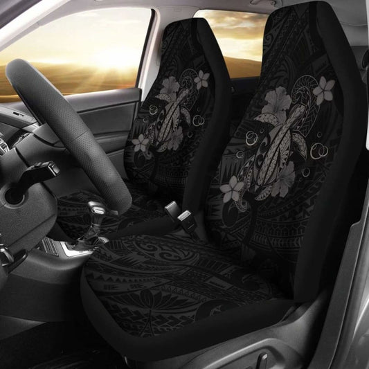 Hawaii Turtle Flower Polynesian Car Seat Covers - Gray - New Awesome 091114 - YourCarButBetter