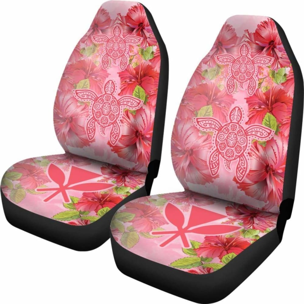 Hawaii Turtle Hibiscus Car Seat Covers - Pink Style - New - Awesome 091114 - YourCarButBetter